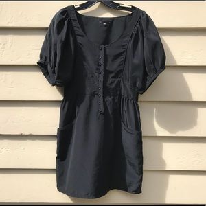 Vintage 80s puff sleeve dress